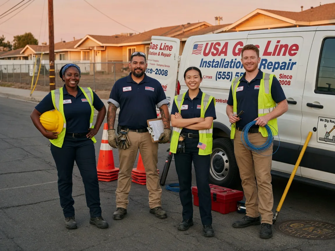 Gas Line Installation company in Cantril, IA